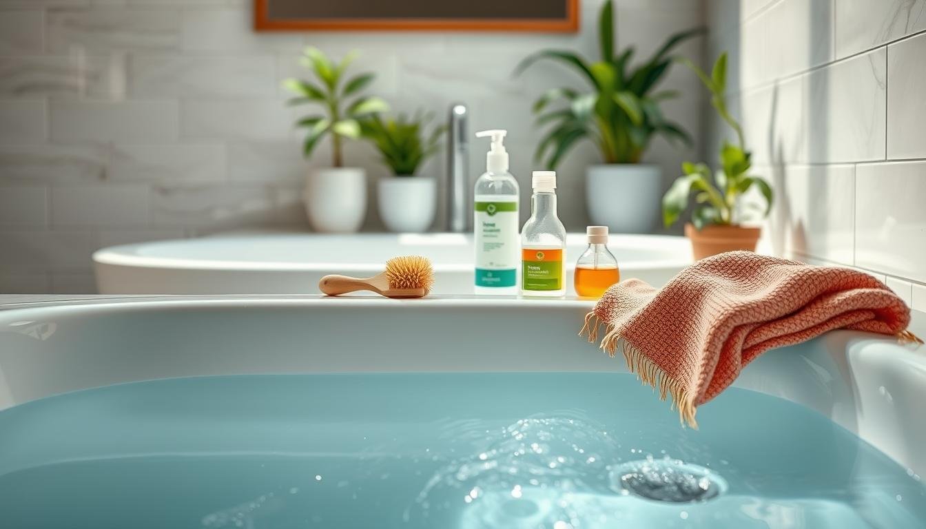 Ablagerungen im Bad vermeiden durch regelmäßige Pflege