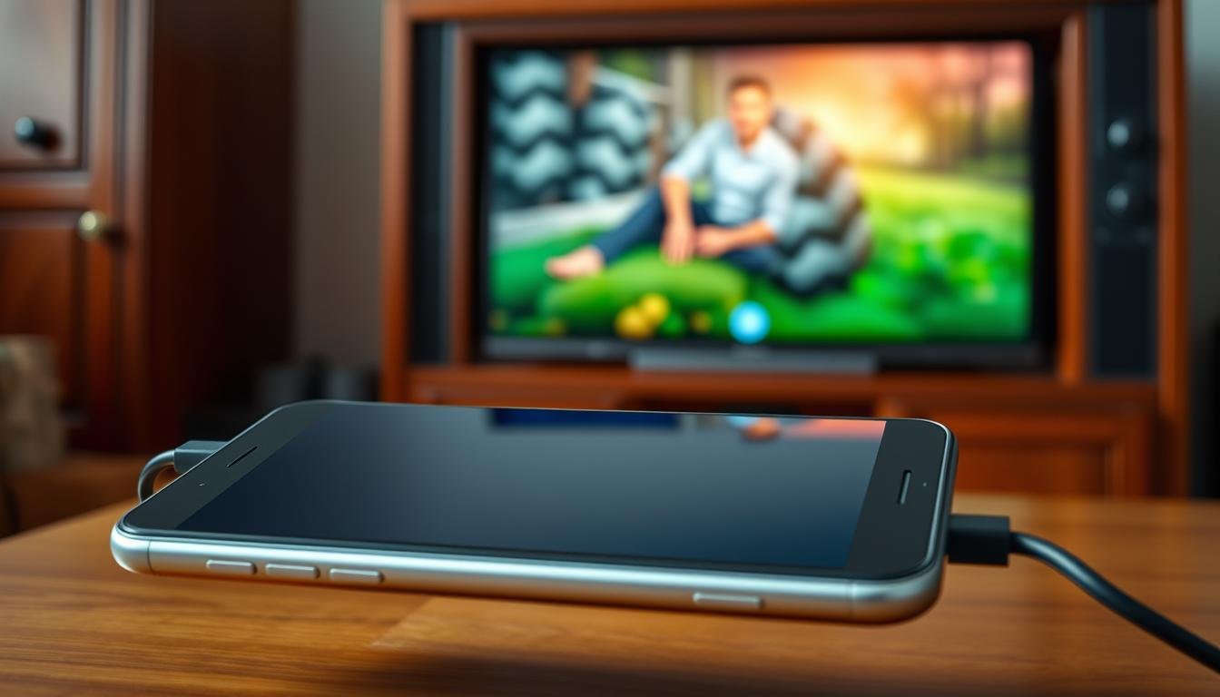 Handy mit Fernseher verbinden Adapter