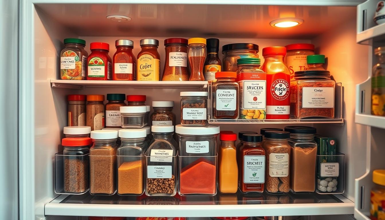 Kühlschranktür organisieren Tipps