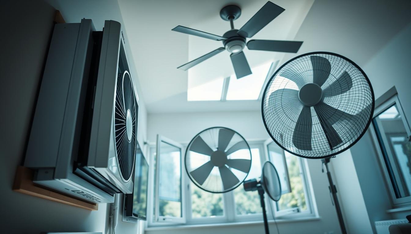 Lüftung verschiedener Wohnräume