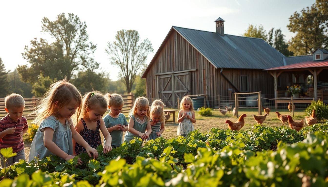 Naturerlebnisse für Kinder auf dem Bauernhof